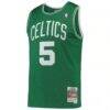Kevin Garnett Boston Celtics Mitchell & Ness 2007/08 Hardwood Classics Swingman Jersey - - Side View