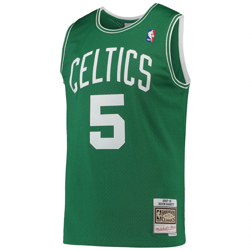 Kevin Garnett Boston Celtics Mitchell & Ness 2007/08 Hardwood Classics Swingman Jersey - Kelly Green