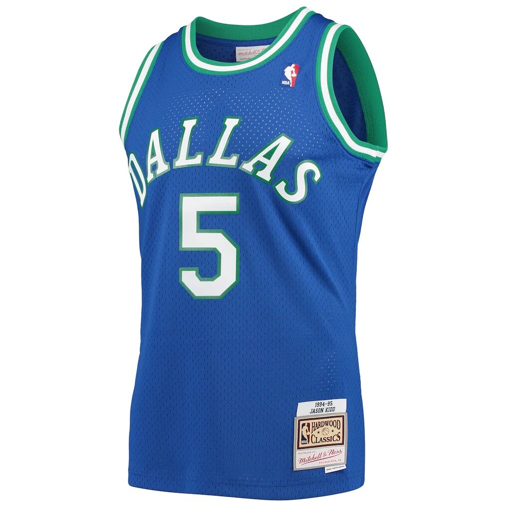 Jason Kidd Dallas Mavericks Mitchell & Ness 1994/95 Hardwood Classics Swingman Jersey