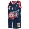 Yao Ming Houston Rockets Mitchell & Ness 2002/03 Hardwood Classics Swingman Jersey - Navy - Back View