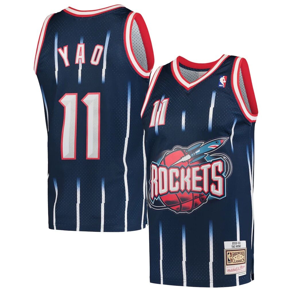 Yao Ming Houston Rockets Mitchell & Ness 2002/03 Hardwood Classics Swingman Jersey