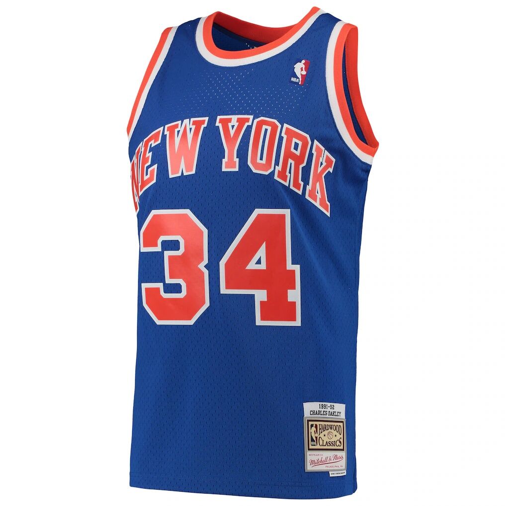 Charles Oakley New York Knicks Mitchell & Ness Hardwood Classics Swingman Jersey