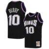 Mike Bibby Sacramento Kings Mitchell & Ness Hardwood Classics Swingman Jersey - Black - Front View