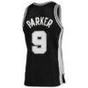 Tony Parker San Antonio Spurs Mitchell & Ness Hardwood Classics Swingman Jersey - Black - Detail View