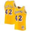James Worthy Los Angeles Lakers Mitchell & Ness 1984/85 Hardwood Classics Swingman Jersey - Gold - Front View