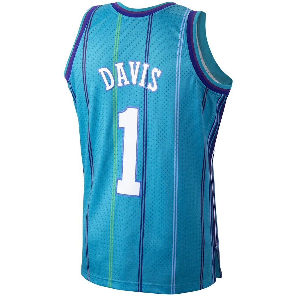 Baron Davis Charlotte Hornets Mitchell & Ness 1999/00 Hardwood Classics Swingman Jersey