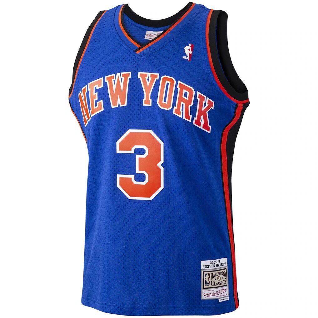 Stephon Marbury New York Knicks Mitchell & Ness Hardwood Classics Swingman Jersey