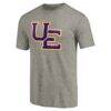 Evansville Purple Aces Big & Tall Classic Primary Tri-Blend T-Shirt - Gray - Side View