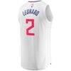 Kawhi Leonard LA Clippers Fashion7 Fast Break Replica Player Jersey - White - - Detail View