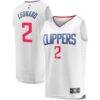 Kawhi Leonard LA Clippers Fashion7 Fast Break Replica Player Jersey - White - - Front View