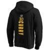 Stephen Curry Golden State Warriors Playmaker Name & Number Pullover Hoodie - Black - Side View