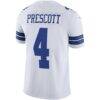 Dak Prescott Dallas Cowboys Nike Vapor Limited Player Jersey - White - Detail View