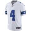 Dak Prescott Dallas Cowboys Nike Vapor Limited Player Jersey - White - Side View