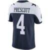 Dak Prescott Dallas Cowboys Nike Alternate Vapor Limited Jersey - Navy - Detail View