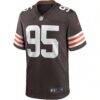 Myles Garrett Cleveland Browns Nike Game Player Jersey - Brown - Side View