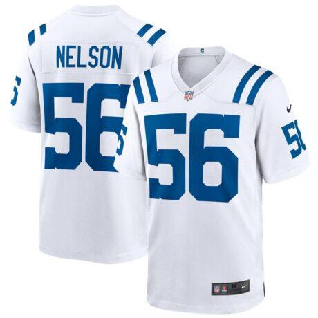 Quenton Nelson Indianapolis Colts Nike Game Player Jersey - White - Front View
