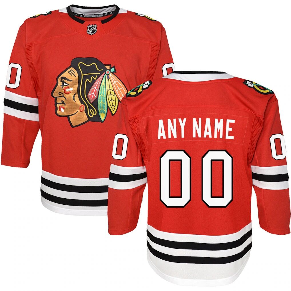Chicago Blackhawks Youth Premier Custom Jersey