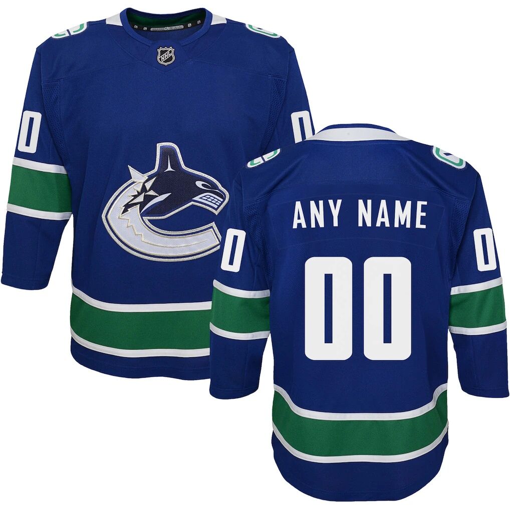 Vancouver Canucks Youth Premier Custom Jersey