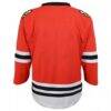 Chicago Blackhawks Youth Replica Jersey - Red - Detail View