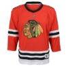 Chicago Blackhawks Youth Replica Jersey - Red - Side View