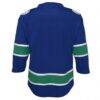 Vancouver Canucks Youth Replica Jersey - Blue - Detail View