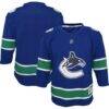 Vancouver Canucks Youth Replica Jersey - Blue - Front View