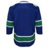 Vancouver Canucks Youth Premier Jersey - Blue - Detail View