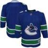 Vancouver Canucks Youth Premier Jersey - Blue - Front View