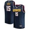 Nikola Jokic Denver Nuggets Fashion7 Fast Break Player Jersey - Navy - Front View