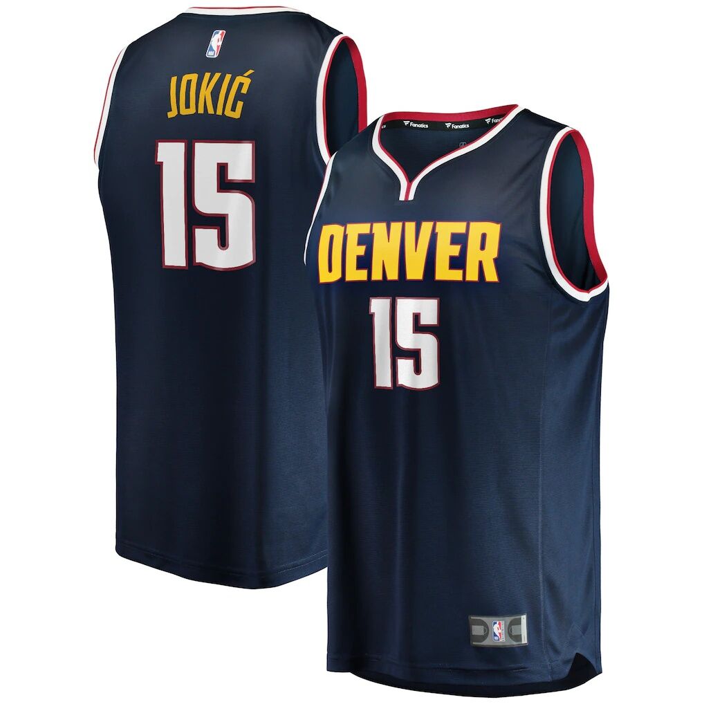 Nikola Jokic Denver Nuggets Fashion7 Fast Break Player Jersey - Icon Edition