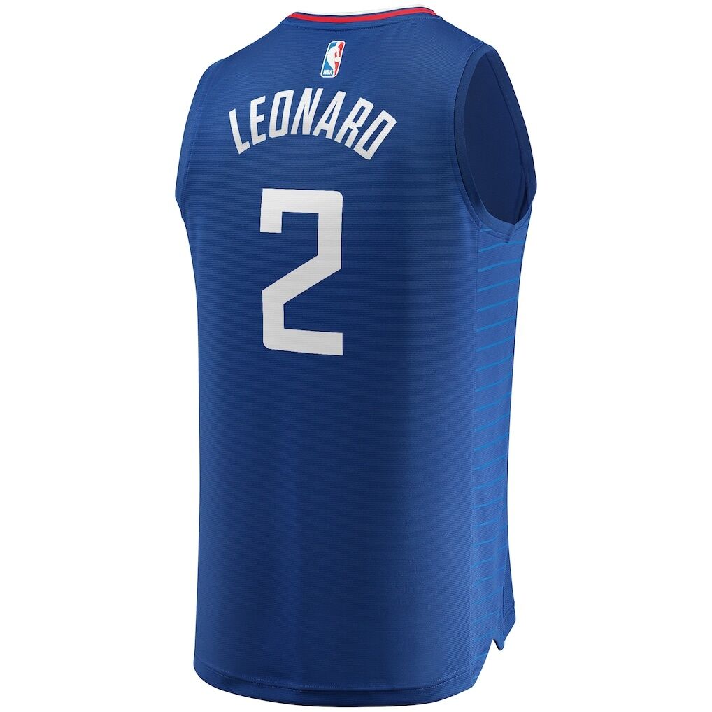 Kawhi Leonard LA Clippers Fashion7 Youth Fast Break Player Jersey - Icon Edition - Royal