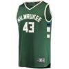 Thanasis Antetokounmpo Milwaukee Bucks Fashion7 Fast Break Replica Player Jersey - Icon Edition - - Side View