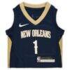 Zion Williamson New Orleans Pelicans Nike Infant Replica Jersey - Navy - Side View