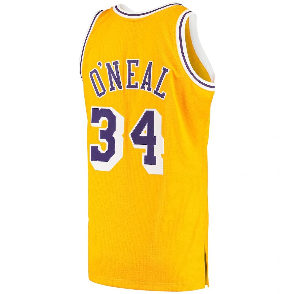 Shaquille O'Neal Los Angeles Lakers Mitchell & Ness 1996/97 Hardwood Classics Authentic Jersey