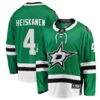 Miro Heiskanen Dallas Stars Fashion7 Team Color Breakaway Player Jersey - - Front View