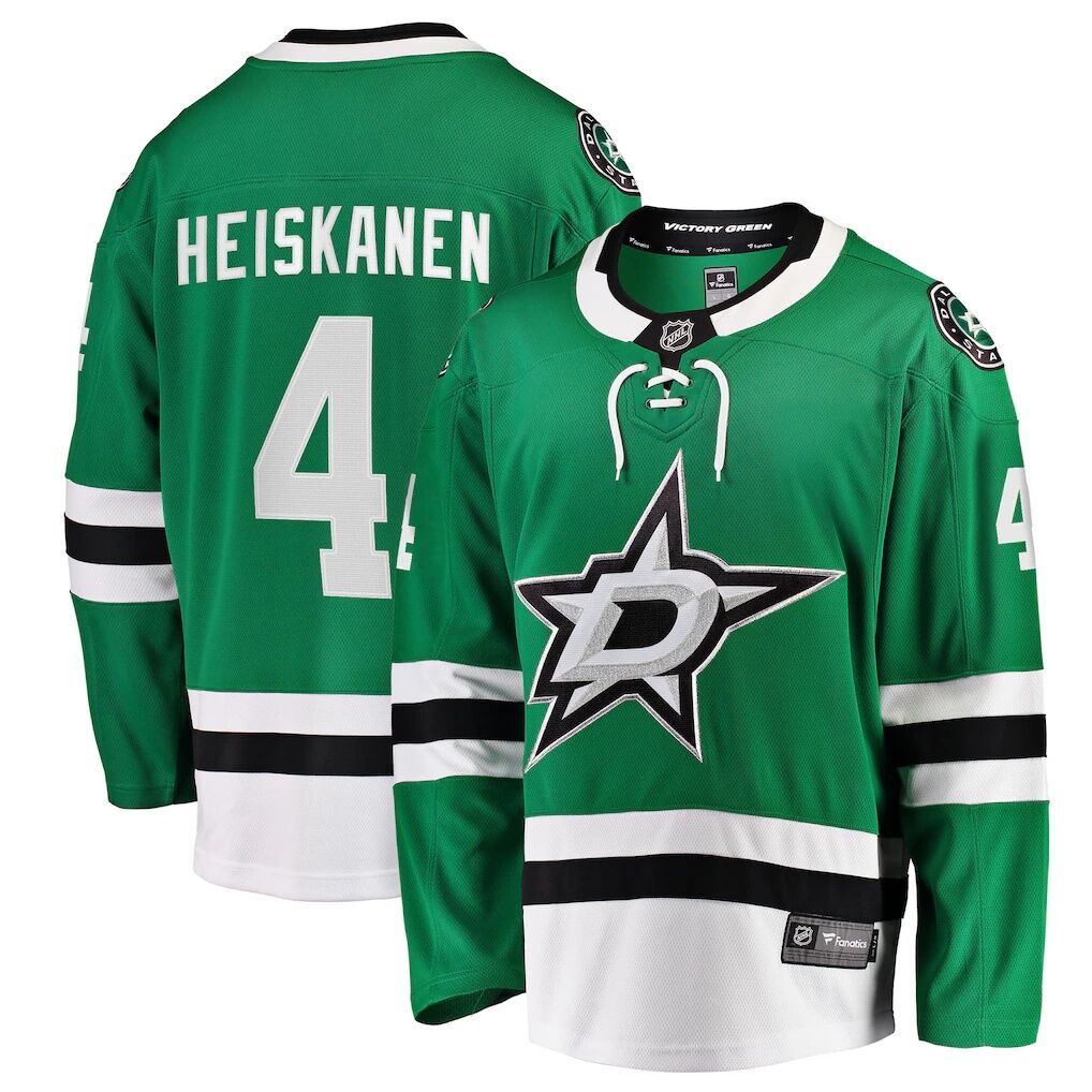 Miro Heiskanen Dallas Stars Fashion7 Team Color Breakaway Player Jersey - Kelly Green