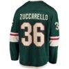 Mats Zuccarello Minnesota Wild Fashion7 Team Color Breakaway Player Jersey - Green - Detail View