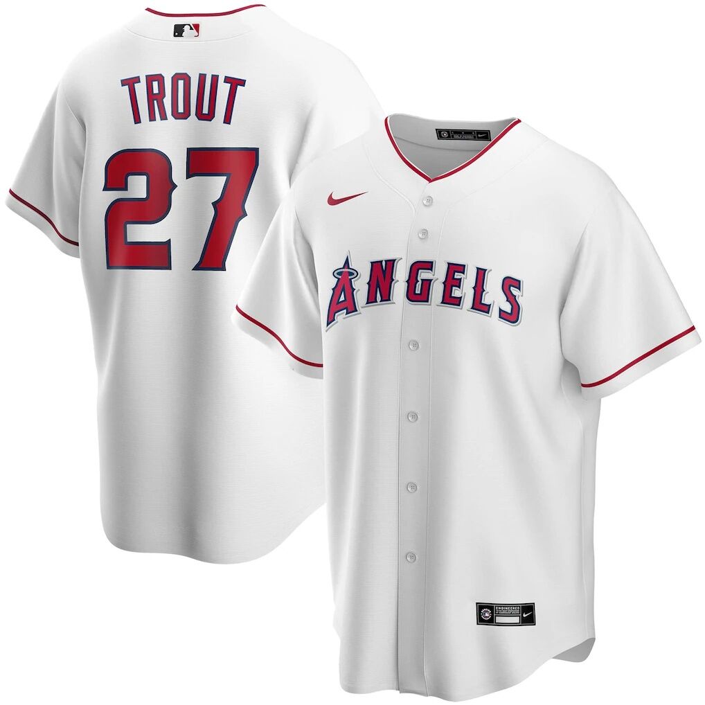 Mike Trout Los Angeles Angels Nike Youth Alternate Replica Player Jersey