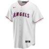 Mike Trout Los Angeles Angels Nike Youth Alternate Replica Player Jersey - White - Side View