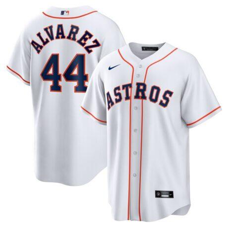 Yordan Álvarez Houston Astros Nike Home Replica Player Jersey - White - Front View