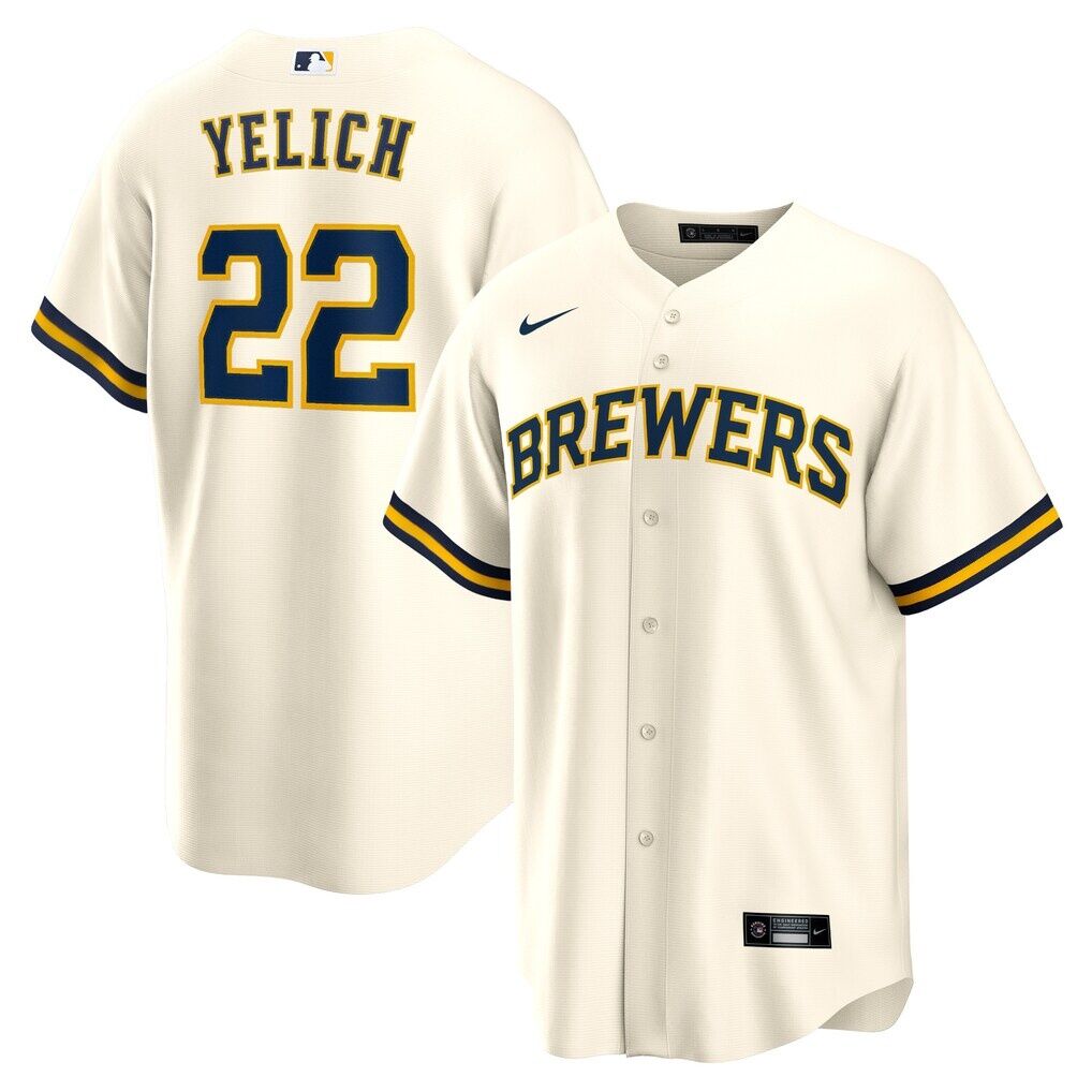 Christian Yelich Milwaukee Brewers Nike Home Replica Player Jersey