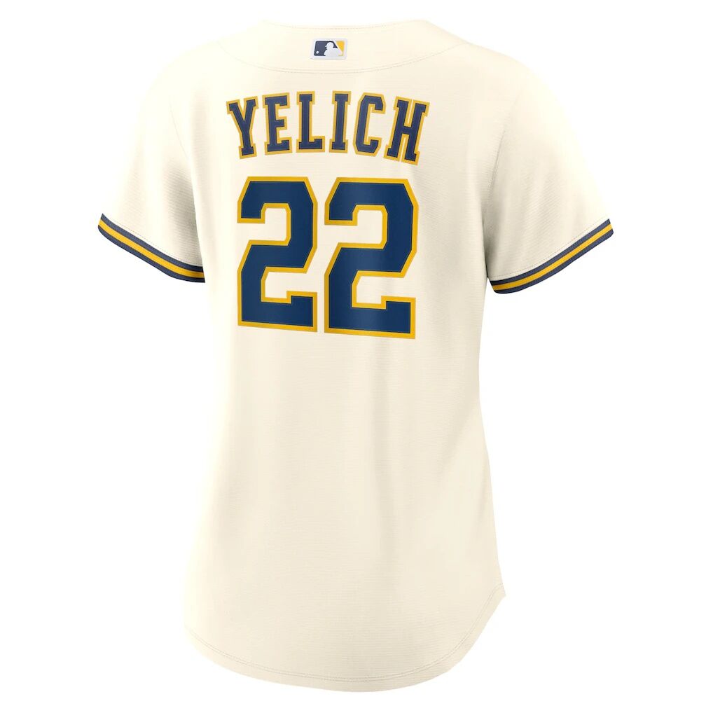 Christian Yelich Milwaukee Brewers Nike Women's Home Replica Player Jersey