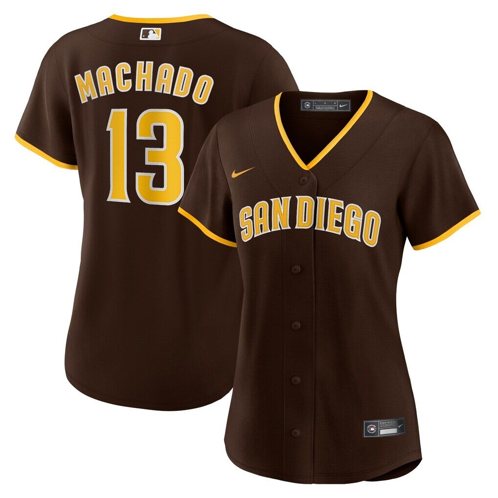 Manny Machado San Diego Padres Nike Women's Road Replica Player Jersey