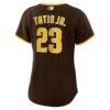 Fernando Tatís Jr. San Diego Padres Nike Women's Road Replica Player Jersey - Brown - Detail View