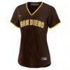 Fernando Tatís Jr. San Diego Padres Nike Women's Road Replica Player Jersey - Brown - Side View