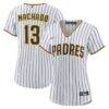 Manny Machado San Diego Padres Nike Women's Home Replica Player Jersey - - Front View