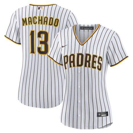 Manny Machado San Diego Padres Nike Women's Home Replica Player Jersey - - Front View