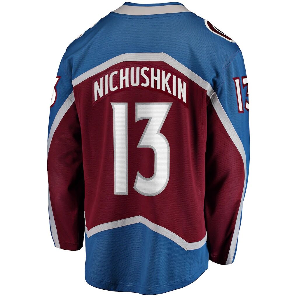 Valeri Nichushkin Colorado Avalanche Fashion7 Breakaway Player Jersey - Burgundy