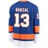 Mathew Barzal New York Islanders Youth Home Player Replica Jersey - - Detail View