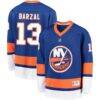 Mathew Barzal New York Islanders Youth Home Player Replica Jersey - - Front View